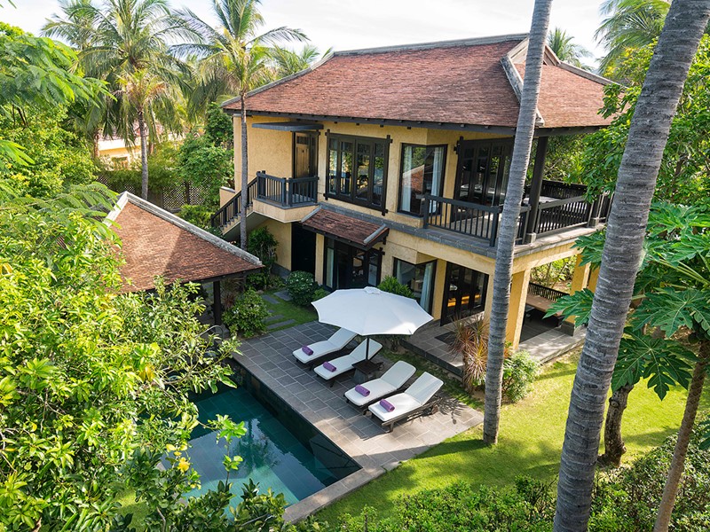 Vue de la Two Bedroom Pool Villa Duplex de l'Anantara 