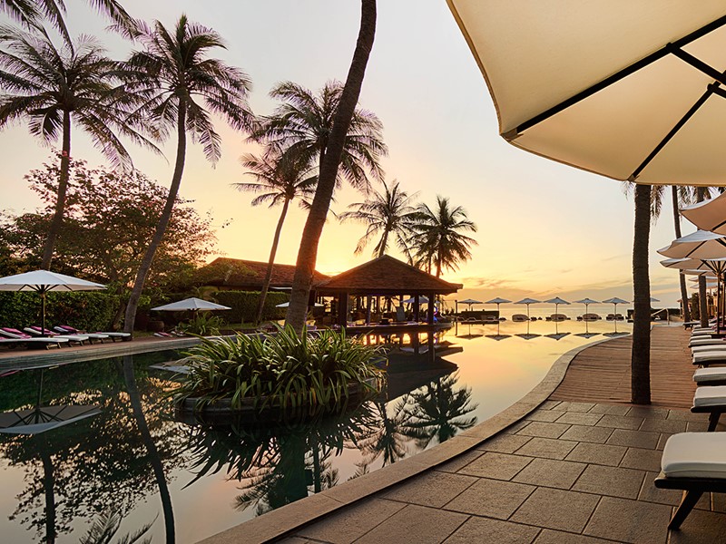 Contemplez un magnifique coucher de soleil depuis l'Anantara