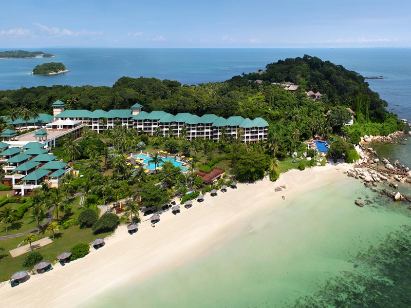 Vue aérienne de l'hôtel Angsana Resort & Spa