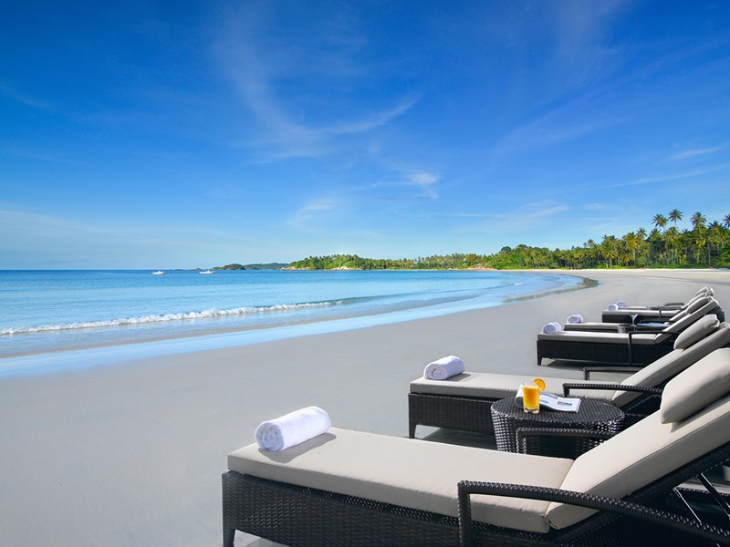 Autre vue de la plage de l'Angsana Resort & Spa