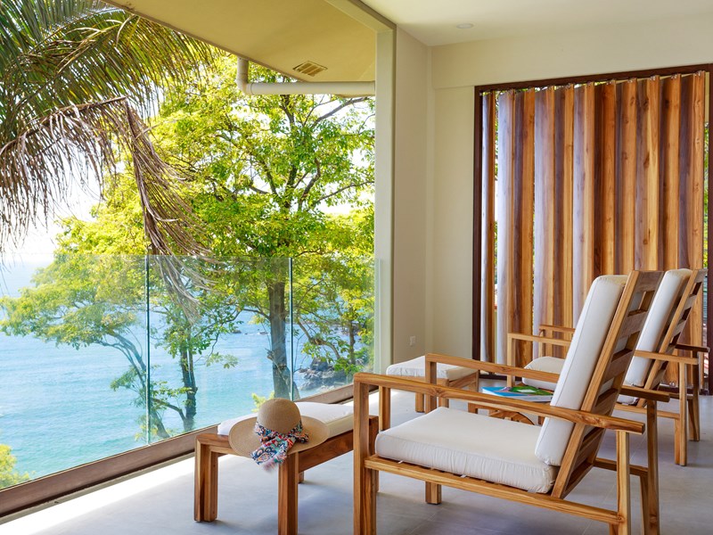 La terrasse de la Ocean View Premium Suite