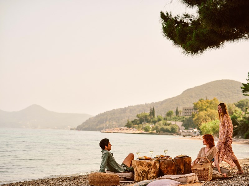 Un moment partagé face à la mer