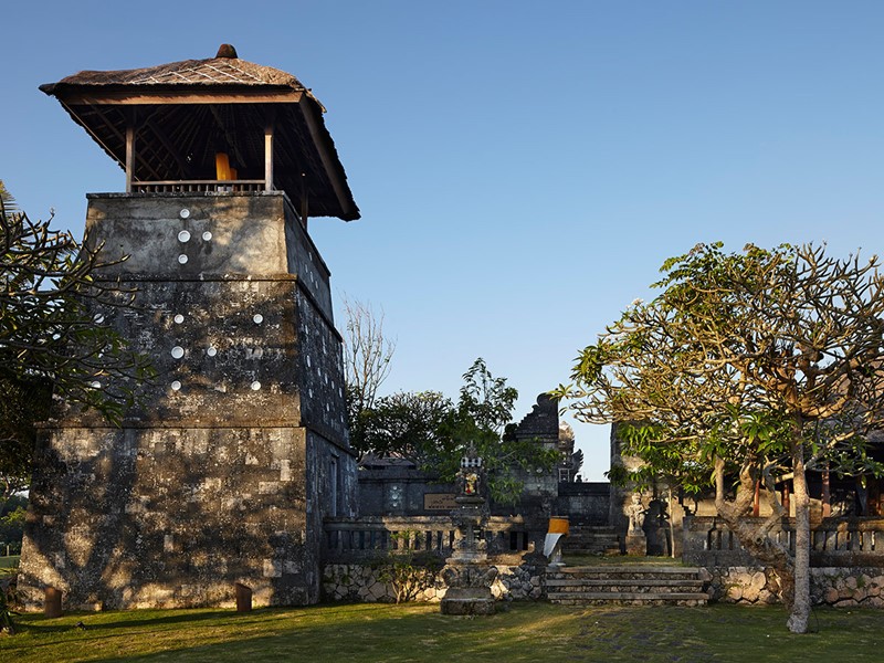 Le temple de l'hôtel Bulgari Resort à Jimbaran