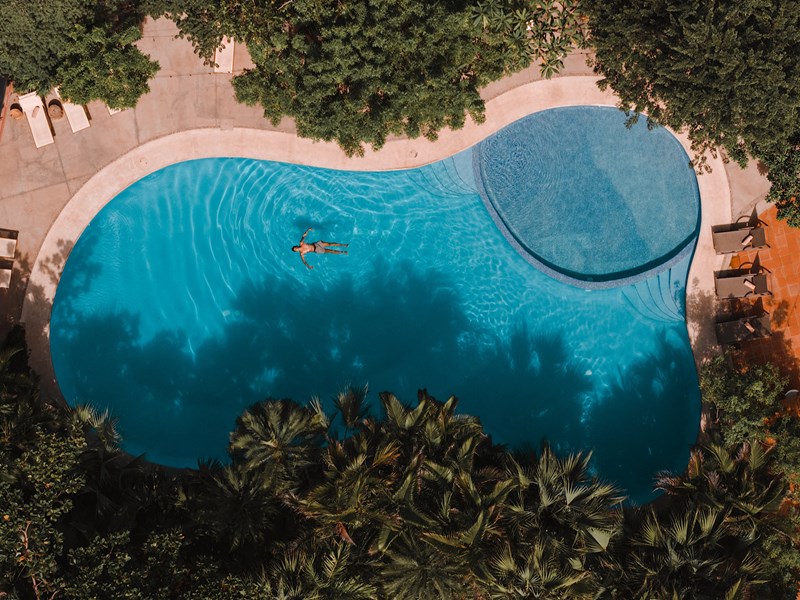 La superbe piscine