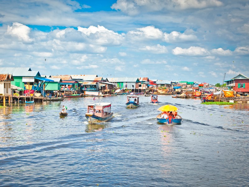 Le grand lac Tonlé Sap au rythme des moussons
