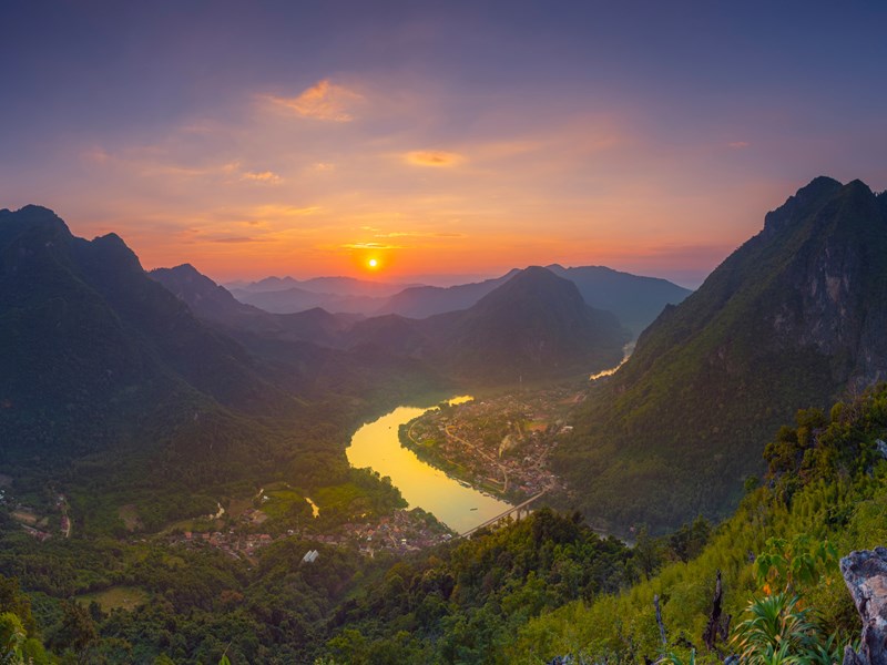 Les montagnes du Nord du Laos 