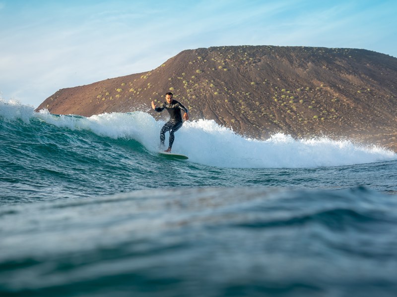 Surf sur l’océan Atlantique
