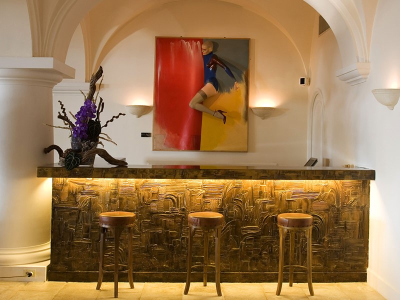 Bar Degli Artisti de l'hôtel Capri Palace à Naples