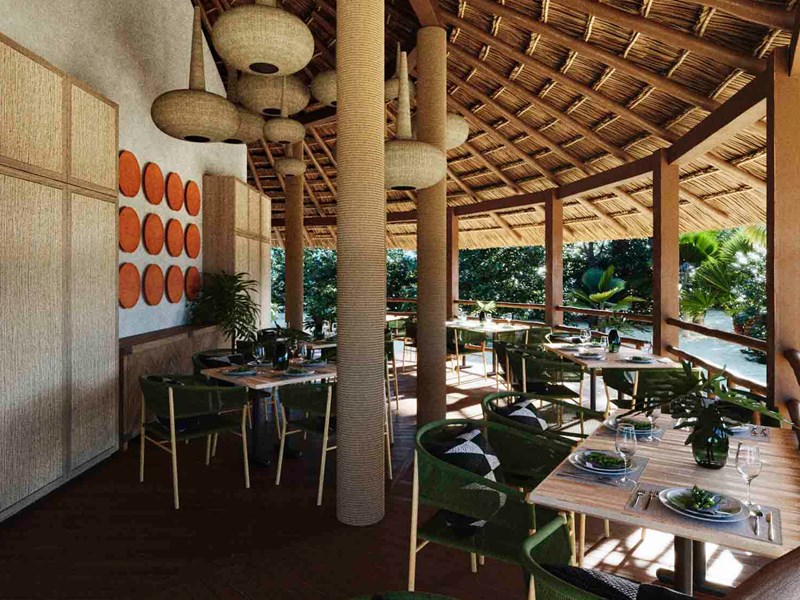 Le restaurant de l'hôtel
