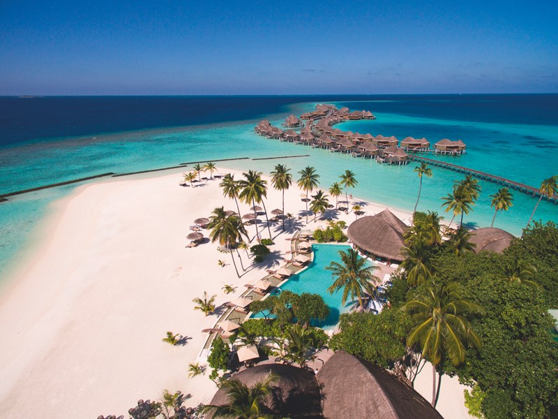 L'environnement paradisiaque du Constance Halaveli Maldives