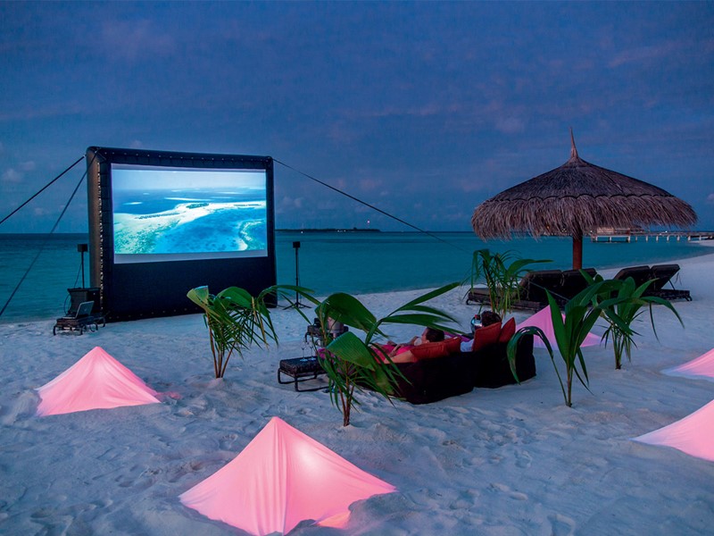 Cinéma sur la plage