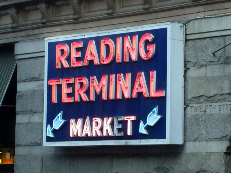 N'oubliez pas de faire une halte au Reading Market Terminal.