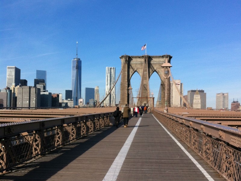 Brookyln Bridge, un incontournable lors d'un voyage à New York 