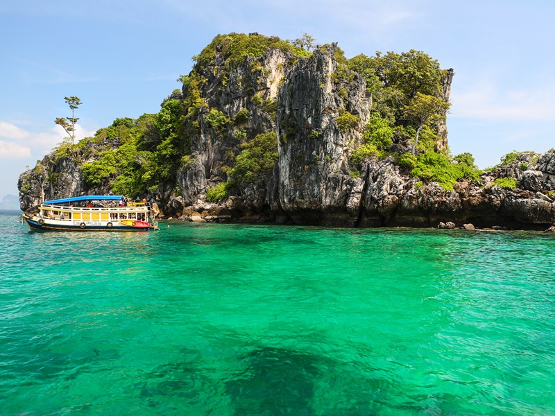 Les eaux turquoises de Thaïlande