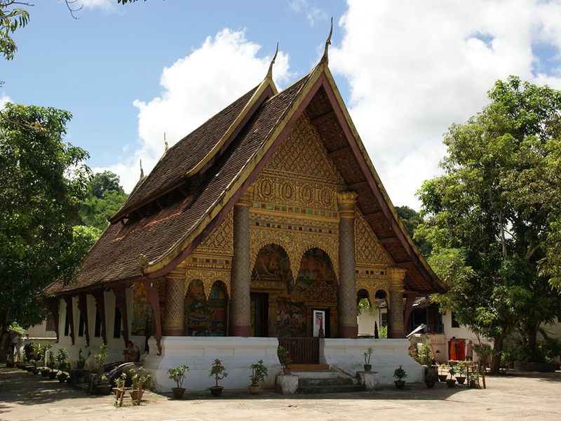 Visite du Wat Sieng Mouane situé à Luang Prabang