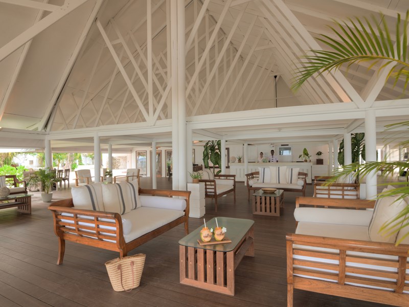 Le lobby de l'hôtel 