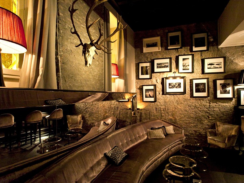 Le bar du DOM Hotel, situé en Italie