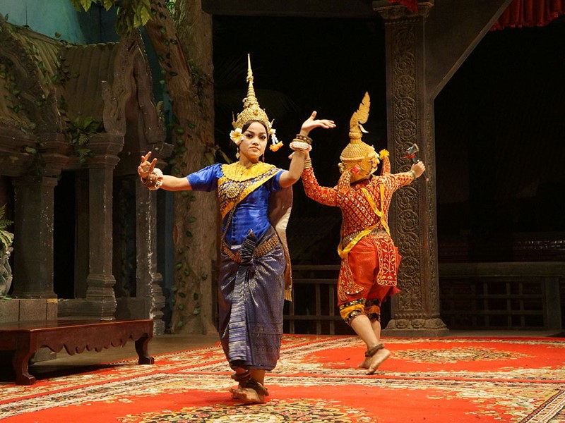 Spectacle de danse Apsara à Siem Reap