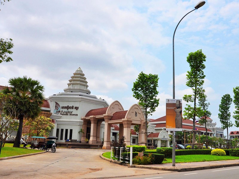 Vue du Musée National de Phnom Penh