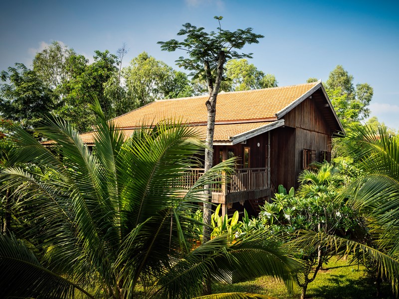 Des bungalows inspirés de l'architecture khmère