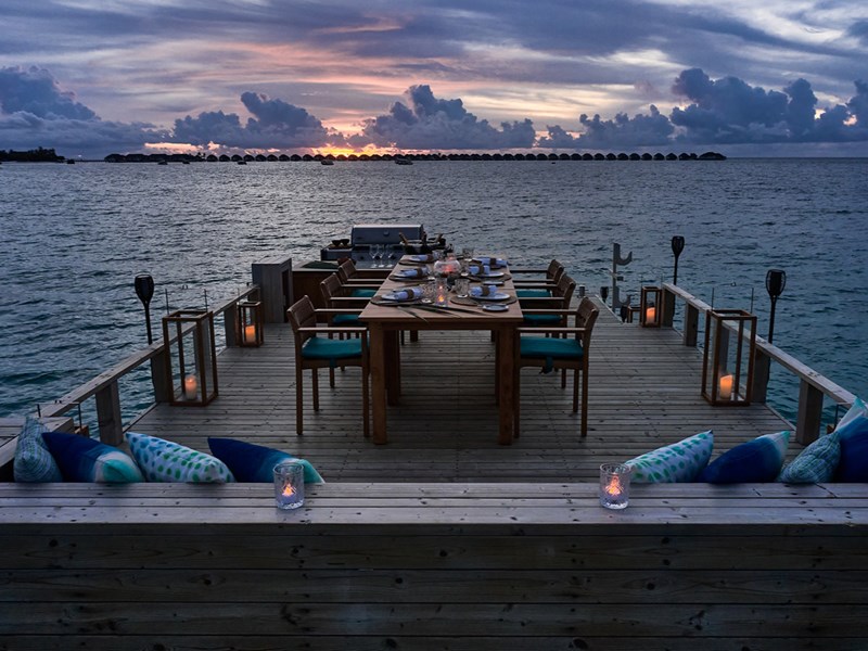 Somptueux dîner sur l'eau