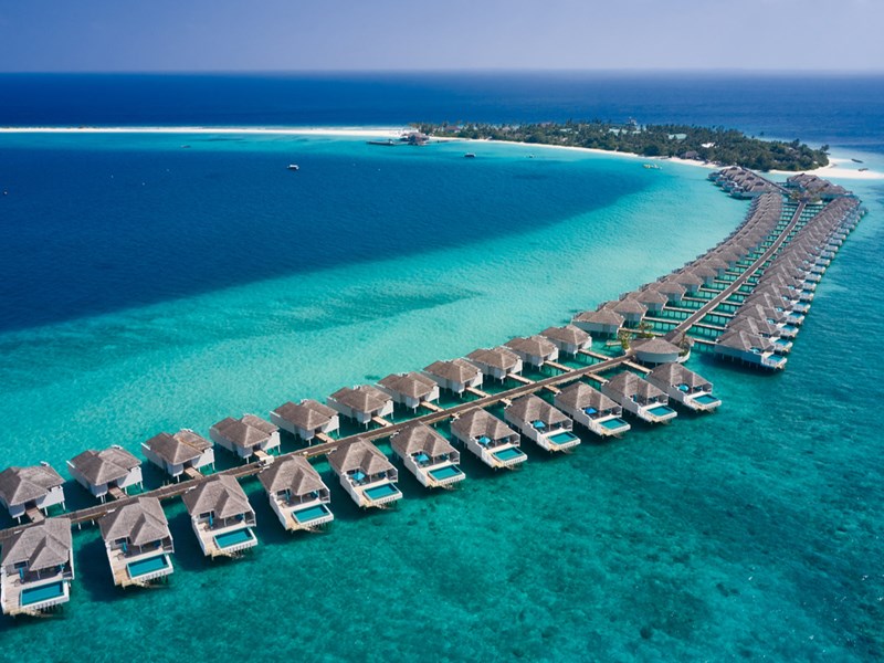 Les superbes villas sur pilotis