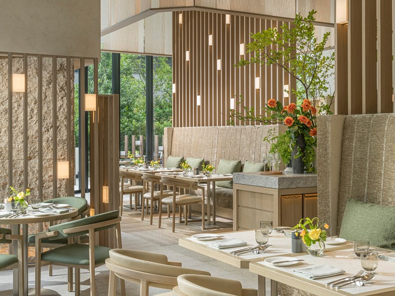 Le restaurant Jardin, un bistro français lumineux