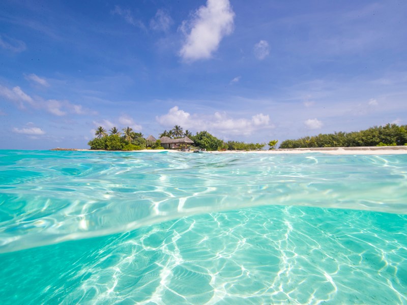 Lagon turquoise à perte de vue