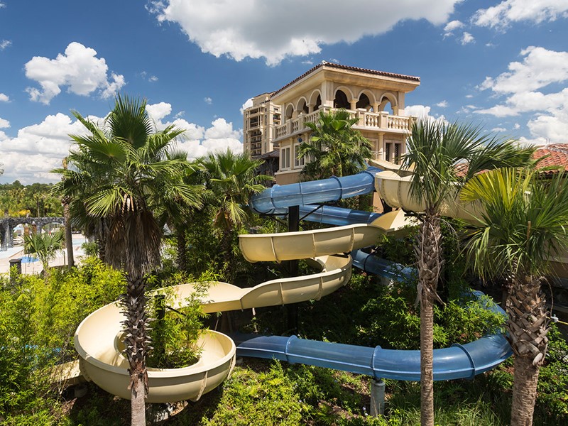 Le toboggan de l'hôtel Four Seasons à Orlando