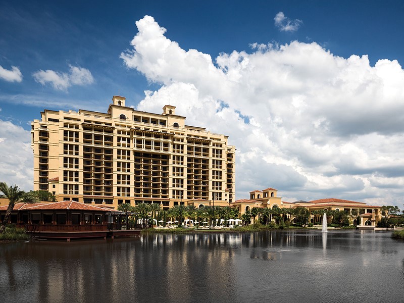 Vue de l'hôtel de luxe Four Seasons Orlando en Floride