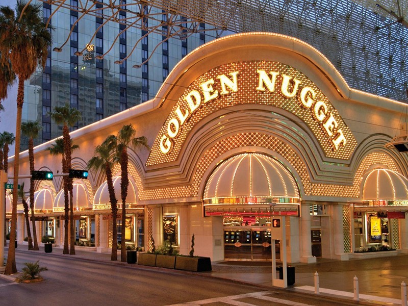 Vue du Golden Nugget, l'un des plus anciens hôtel-casinos de Las Vegas
