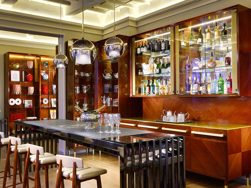 Bistro Bar du Grand Hotel Minerva en Italie