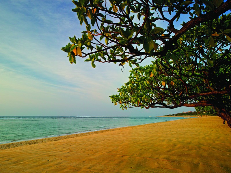 La plage de l'hôtel Grand Hyatt Bali à Nusa Dua