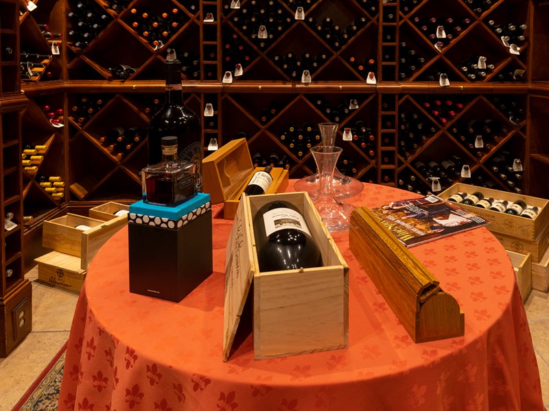Un sélection soignée de vins