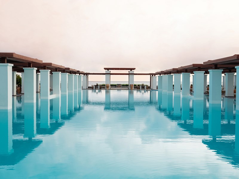 Une piscine de taille olympique