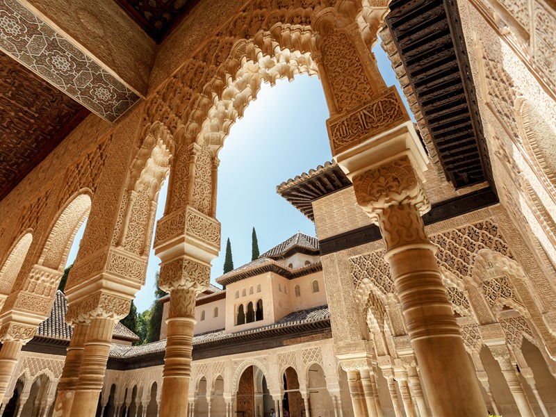 Palais de l’Alhambra à Grenade, Andalousie