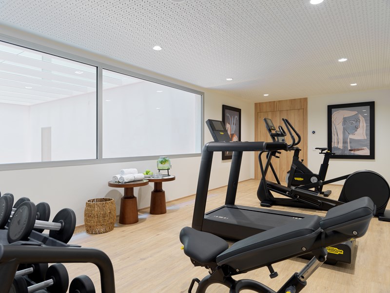 La salle de sport moderne