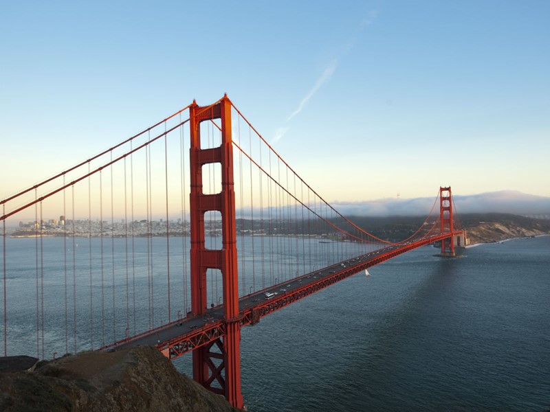 Admirez le mythique Golden Gate Bridge de San Francisco  