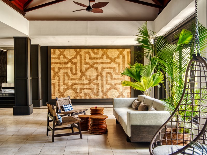 Le lobby de l'hôtel