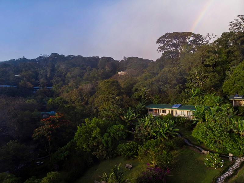Un refuge au sommet des montagnes de Monteverde