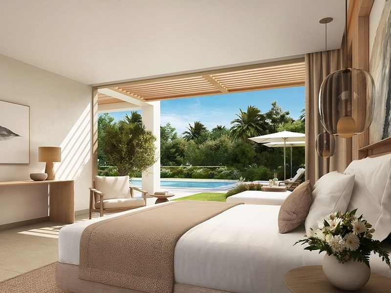 Deluxe Three Bedroom Suite Private Pool Partial Sea View
