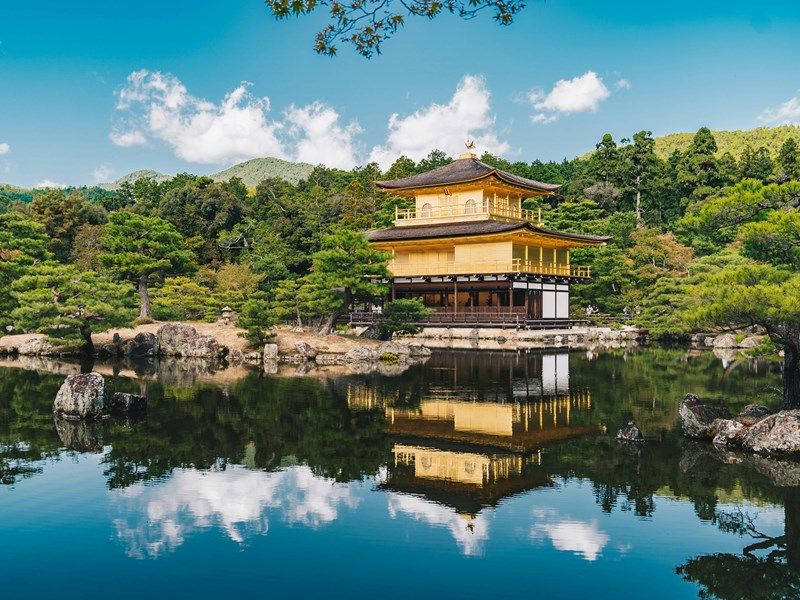 La magnifique Pagode d'Or à Kyoto