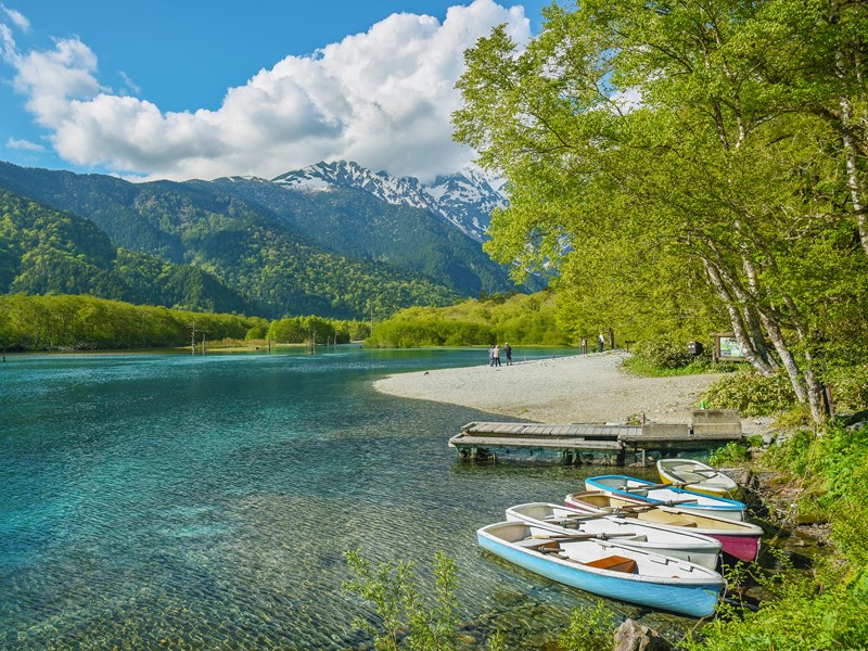 Les Alpes japonaise, village de Kamikochi
