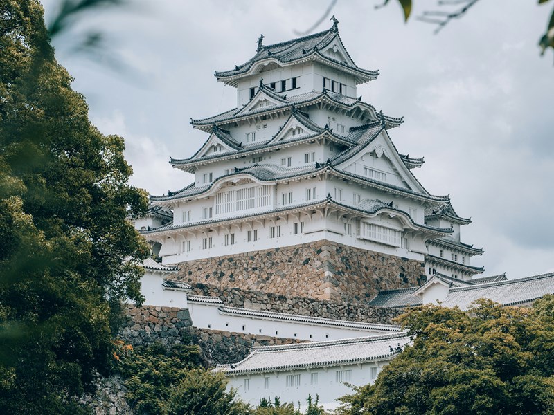 Le superbe château d'Himeji