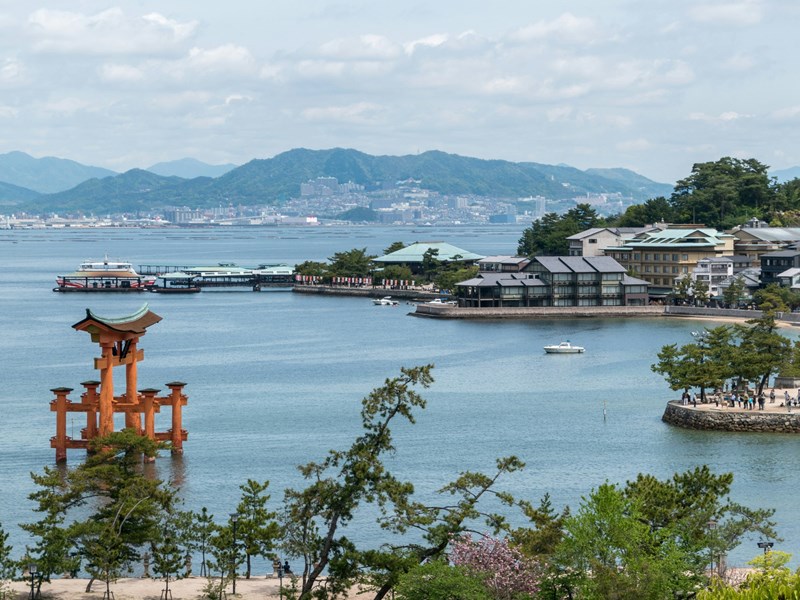 Prenez le ferry jusqu'à Miyajima