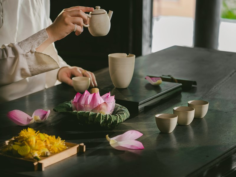 Un moment au cœur de la Tea House