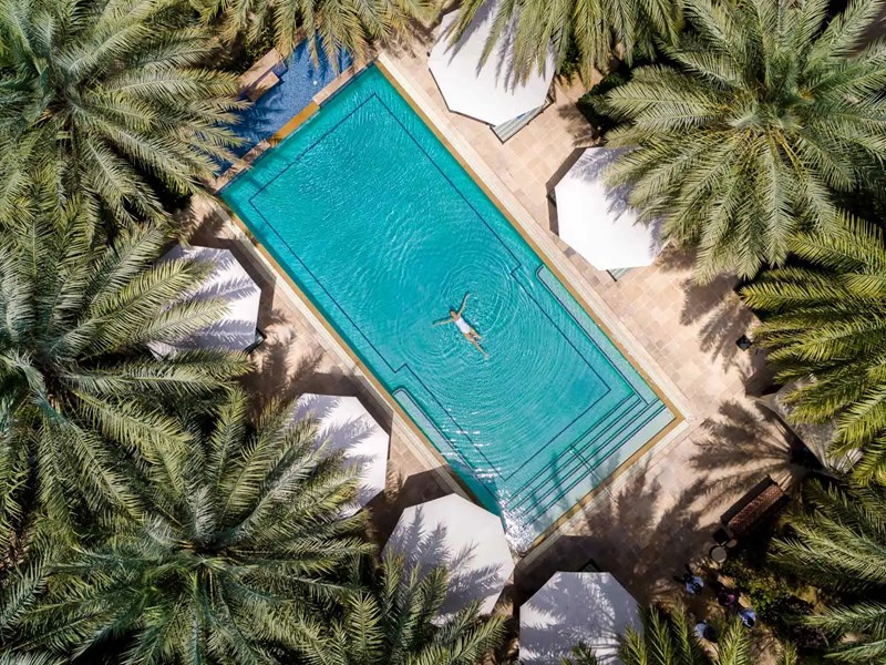 La piscine de l'hôtel