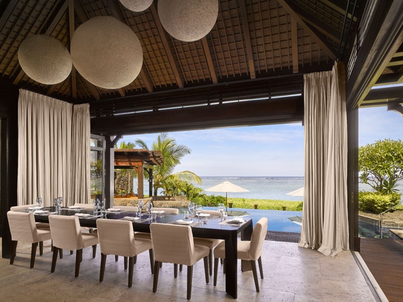 Le lieu de vie de la Grand Beachfront Villa