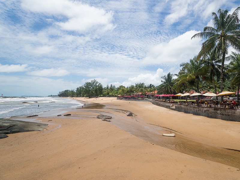 La plage de l'hôtel Khaolak Laguna Resort