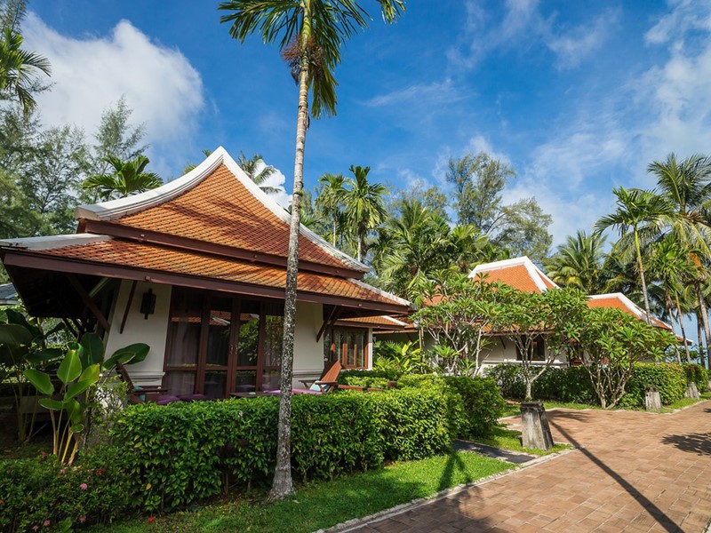 Vue des superbes villas du Khaolak Laguna Resort